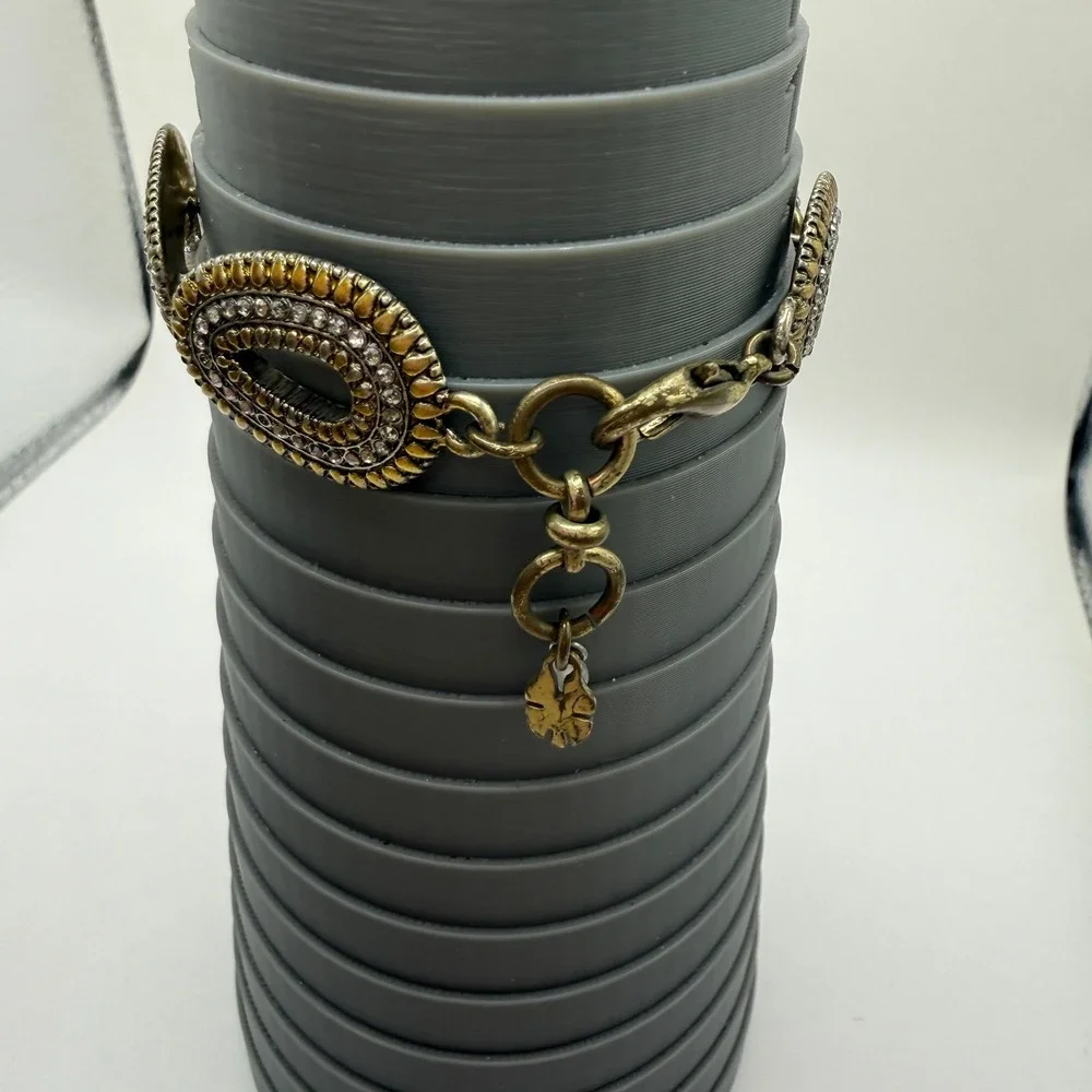 Boho Western Rhinestone Two Tone‎ Statement Bracelet from Lucky Brand